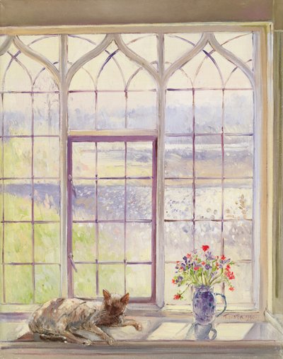 Sleeper with Anemones by Timothy Easton